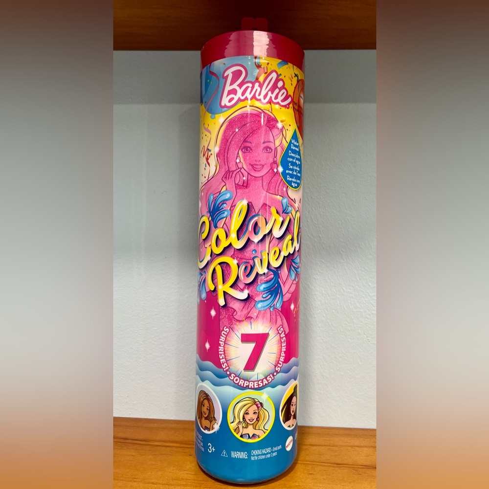 BARBIE Color Reveal NIB Party Series Doll with 7 Surprises 3+ BRAND NEW
